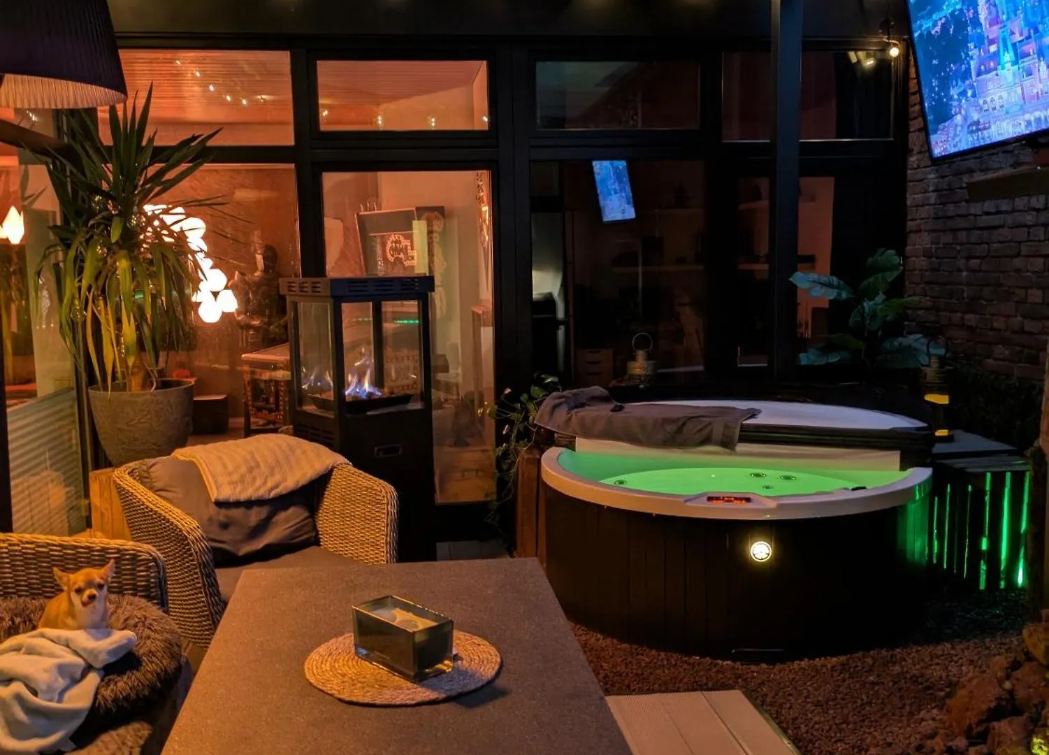 아파트 Luxus Ferienwohnung 트로이스도르프